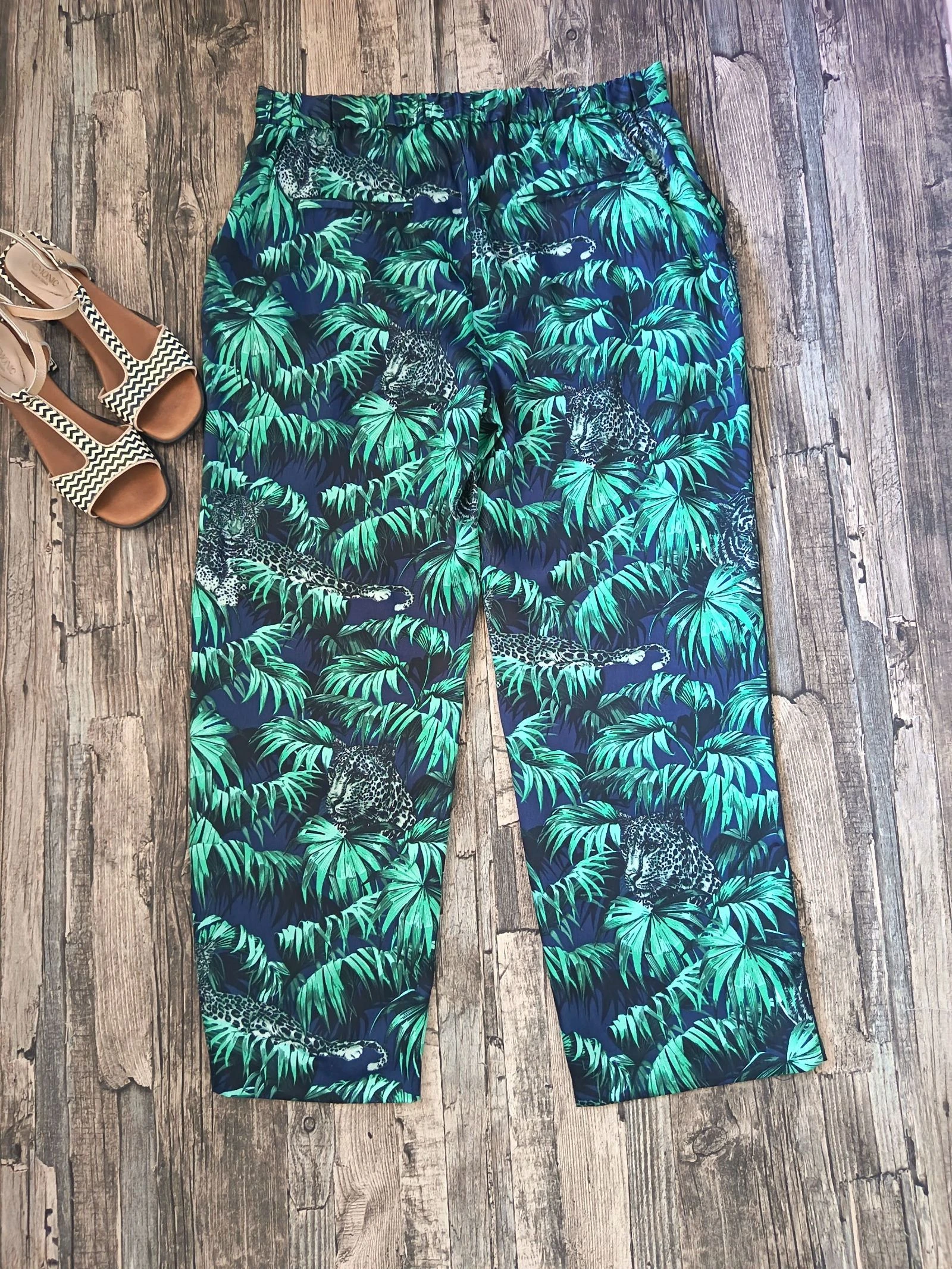 Tropische printbroek ♡ ZARA * Maat L – photo 3